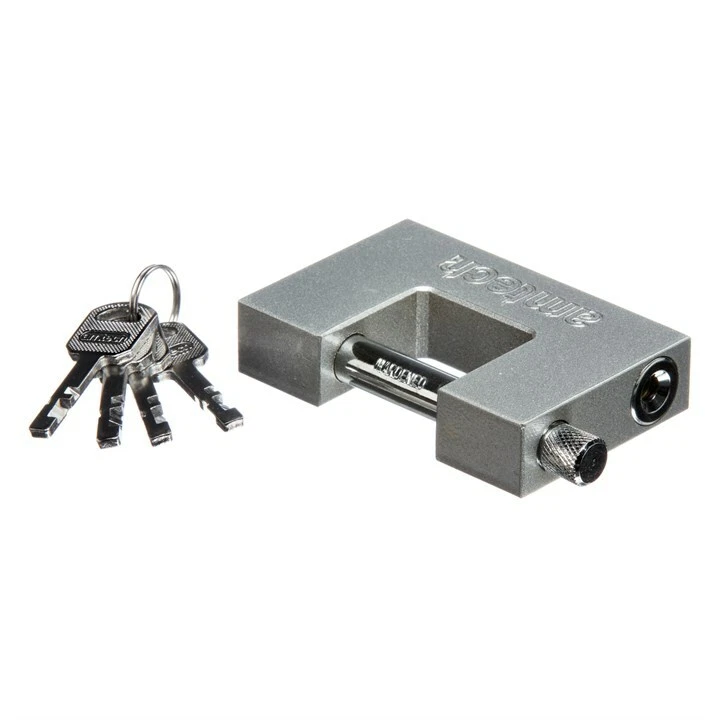 50mm 70mm 90mm Steel Shutter Heavy Duty Steel Container Padlock 4 Keys Lock safe - Image 1 of 1