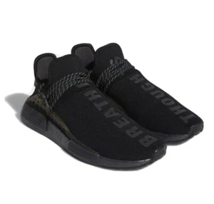 ZAPATILLAS ADIDAS x PHARRELL NMD Hu RAZA HUMANA TRIPLE NEGRAS GX2487 HU Talla 8 - Imagen 1 de 11