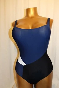 CHARMLINE leichter figurformender Badeanzug Einteiler 1992 medium shaping NEU - Picture 1 of 3