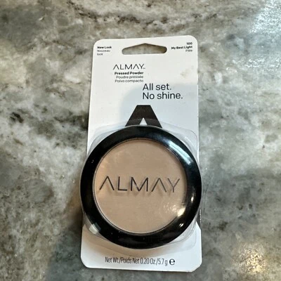 ALMAY SMART SHADE SKIN TONE MATCHING PRESSED POWDER ALL DAY WEAR 100 LIGHT - Image 1 of 2