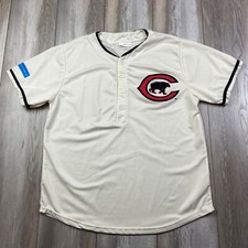 Chicago Cubs Jersey Mens Extra Large White 1916 Baseball Promo SGA Throwback Men