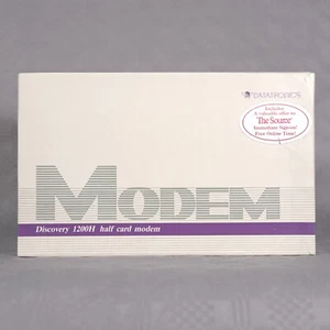 Módem de media tarjeta Datatronic Discovery 1200H 1200BPS 103/212A CCITT - 1986, 1987 - Imagen 1 de 5