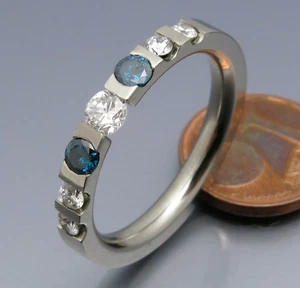 REIF-DESIGN - TOPSCHÖNER 0,70 CARAT BICOLOR BRILLANT SPANNRING - UNIKAT - Bild 1 von 4