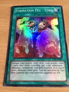 Carte Yu-Gi-Oh! JOTL-FR065 Formation Feu - Yoko (Super Rare) - Imagen 1 de 1