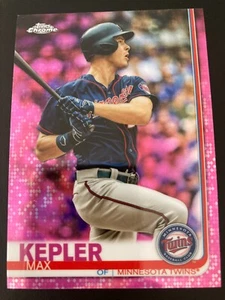 2019 Topps Chrome Pink Refractor 67 Max Kepler - Bild 1 von 2