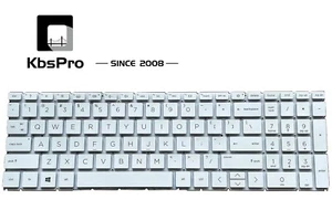 Neu/Oirg Hintergrundbeleuchtung US Englisch Tastatur für HP 470 G9 470 G10 Laptop weiß - Bild 1 von 9