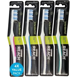 REACH Essential Care Interdental Firm FULL Toothbrush, Single Pack x 4 - Picture 1 of 1