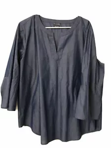 Blusa túnica Van Heusen para mujer XXL 2x azul - Imagen 1 de 4