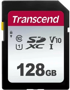 Transcend 128GB SD SDXC C10 Memory for Nikon D3200 D7200 SLR Camera - Picture 1 of 3
