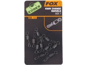 Fox EDGES Kwik Change Swivel #7 #10 10pc Accesoires Carpe - Photo 1/1