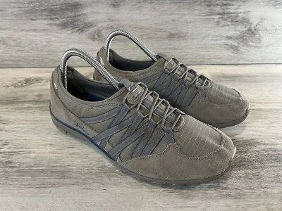 Zapatos Skechers Calce Relajado Mujer Talla 8.5 Marrón Azul Sin Cordones Mocasines Tenis Foto 1 de 4