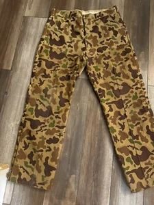 Vintage Bob Allen Gore-Tex Insulated Ducks Unlimited Camo Hunting Pants 40 X 33 - Picture 1 of 9