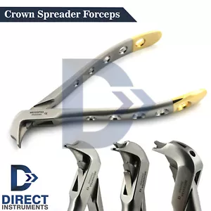 Crown Spreader Forceps Splitter Remover Pliers Serrated Tip Dental Instruments - Picture 1 of 6