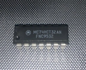 MC74HCT32AN 7432 MOTOROLA QUAD 2 INPUT OR GATE 14 PIN DIL DIP PACKAGE UK SELLER - Picture 1 of 1
