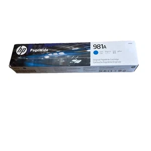 Neu Original HP 981A (J3M68A) 70ml Cyan Tinte PageWide Enterprise 556 586 OKT 2025 - Bild 1 von 2