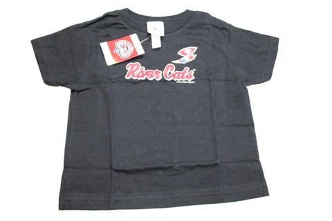 MiLB Sacramento River Cats Youth Tee T-Shirt Soft As A Grape Black 4T New NWT Cover