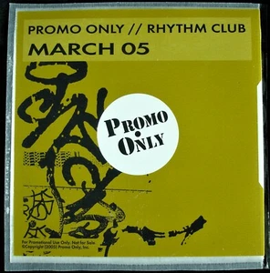 PROMO ONLY "RHYTHM CLUB MARCH 2005" DJ PROMO CD COMPILATION 12 TRACKS *NEW* - Bild 1 von 3