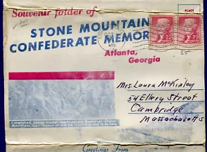 Stone Mountain Confederate Memorial Atlanta Georgia Postkartenmappe PF769 - Bild 1 von 4