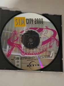 Seltene SimCity 2000 Diamond Multimedia Bundle Edition (1994) Maxis CD-ROM Klassiker - Bild 1 von 2