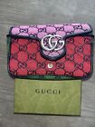 Gucci GG Mormont Multicolor Canvas Matelasse Mini Cross Bodybag 