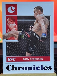 TONY FERGUSON  ⭐ 2022 Panini Chronicles UFC BLUE Prizm #28/99 👊 Lightweight