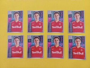 8x Dominik Szoboszlai Salzburg Champions League 2019/20 Panini Rookie Sticker