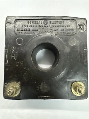 GE Type JCH-0 Current Transformer 615X6 Ratio 300:5A 600V 25-400Hz 300:5 - Image 1 of 4