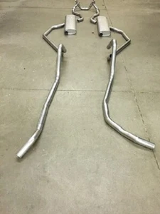 1958 CHEVY DUAL EXHAUST SYSTEM, ALUMINIZED WITH 348 ENGINES - Picture 1 of 1