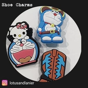 Shoe Charms Doraemon Set of 3 - Picture 1 of 2