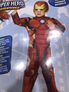 Marvel Avengers superhero Kids Ironman Costume 2-3 Years - Picture 1 of 6