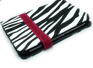 Tablet Book Klapp Case Hülle E-Book Tasche Zebra für PocketBook Touch HD 3 - Bild 1 von 5