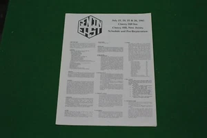 TSR - EGA - GEN CON EAST 1981 - Schedule and Pre-Registration bifold - Clean - Picture 1 of 3