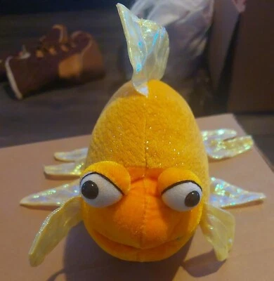 Ganz Webkinz FANTAIL GOLDFISH Plush Toy Stuffed Animal No Code HM218 CLEAN - Image 1 of 4