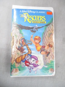 The Rescuers Down Under (VHS, 1991) #1142 Disney Black Diamond - NEW Sealed - Picture 1 of 2