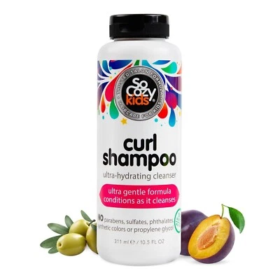 Champú Socozy Curl | para cabello infantil | Limpiador ultrahidratante | 10,5 oz Foto 1 de 4