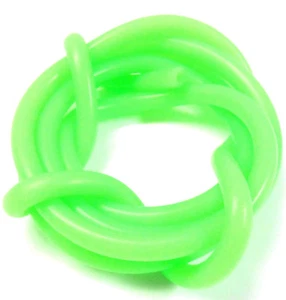 Fluorescent Solid Green Silicone RC Nitro Glow Fuel Line Tube Pipe 1 Meter 1/10  - Picture 1 of 1