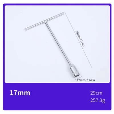 Llave inglesa de mango en T pulida para mantenimiento automotriz para trabajo de chasis de motor Foto 1 de 4