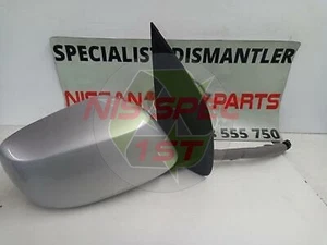 NISSAN PATHFINDER 2004 2010 offside right door mirror in silver 96301EB261 - Picture 1 of 10