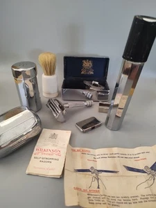 Vintage Wilkinson Sword self stropping razor Accessories Brush WW2 Trench Art - Picture 1 of 16