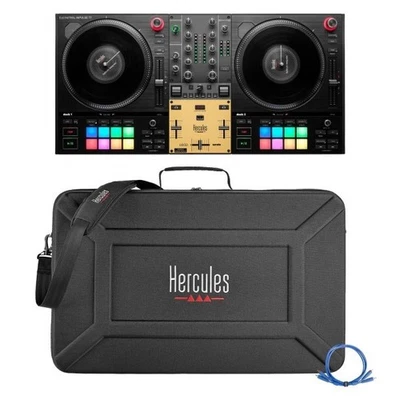 Hercules DJ Control Inpulse T7 with Premium Transport Bag & Fader Upgrade Module - Image 1 of 4