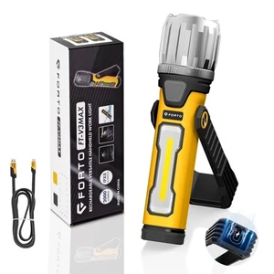 Magnetic Work Light 2000LM, 5000mAh Rechargeable Flashlight, IPX8 Waterproof ... - Picture 1 of 7