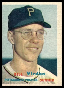 1957 Topps Bill Virdon Pittsburgh Pirates #110 - Bild 1 von 2