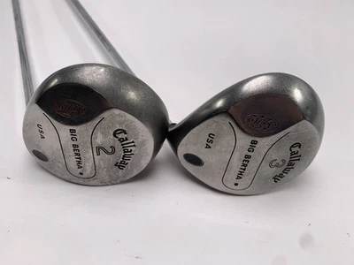 Callaway S2H2 Big Bertha 2 & 3 Fairway Wood Set 13* 15* Memphis "10" Mens RH - Image 1 of 4