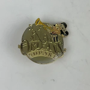 Vintage Disneyland New Orleans Quadrat Gold Schrift Mickey Mouse Pin Jazz 1" - Bild 1 von 3