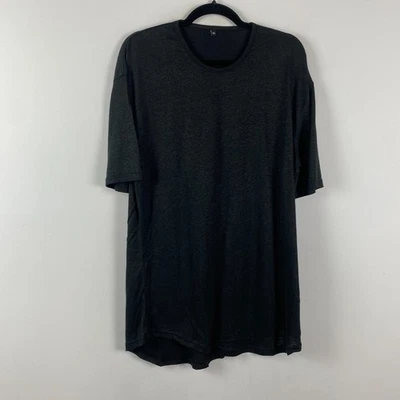 UndrDog Hemp Blend T Shirt Mens XL Black Crew Neck Hemp Bamboo Cotton Slim Fit - Image 1 of 4