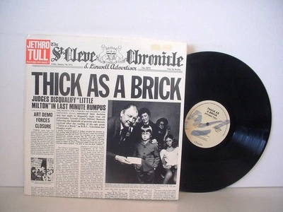 JETHRO TULL Thick As A Brick AUSTRALIA Pressing LP 1989 CHRYSALIS CHM 321003 - Image 1 of 4