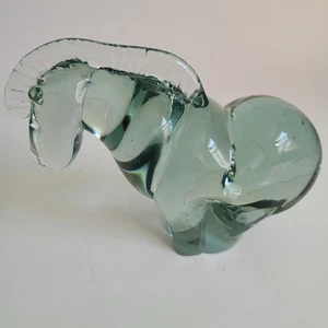 Ngwenya Glass Hand-Blown Figurine Zebra Eswatini 100% Recycled Glass Description - Picture 1 of 20