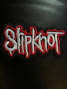 Slipknot Logo Sew On Patch Metal rock Band Battle Vest Jacket Gig Festival - Picture 1 of 2