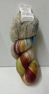 NUEVO Miss Babs Wild Silk 100% Tussah Silk, 1080 yardas, hilo de encaje multicolor - Imagen 1 de 3