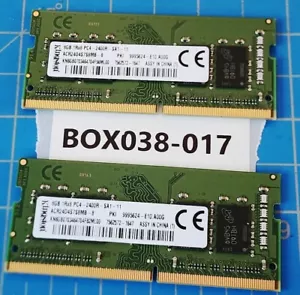 BOX038-017 Kingston 16gb 2x8GB 2400MHz DDR4 PC4-19200 Laptop RAM ACR24D4S7S8MB-8 - Picture 1 of 2